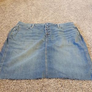 Lane Bryant Jean Skirt